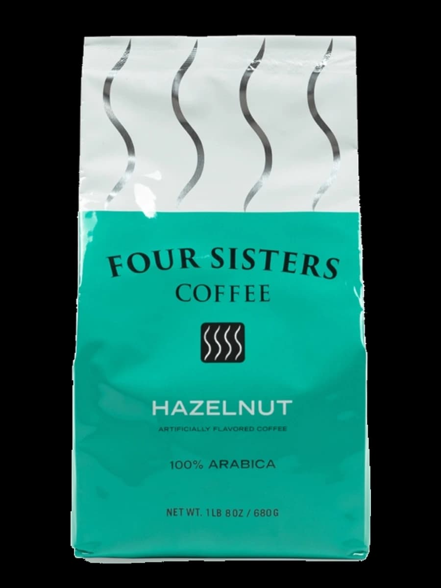 Four Sisters Coffee Hazelnut Roast bag